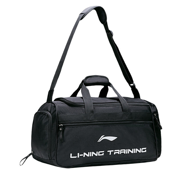 Li Ning shoulder bag cross-body fitness bag men's travel bag basketball training sports bag bucket bag ຖົງຄວາມອາດສາມາດຂະຫນາດໃຫຍ່