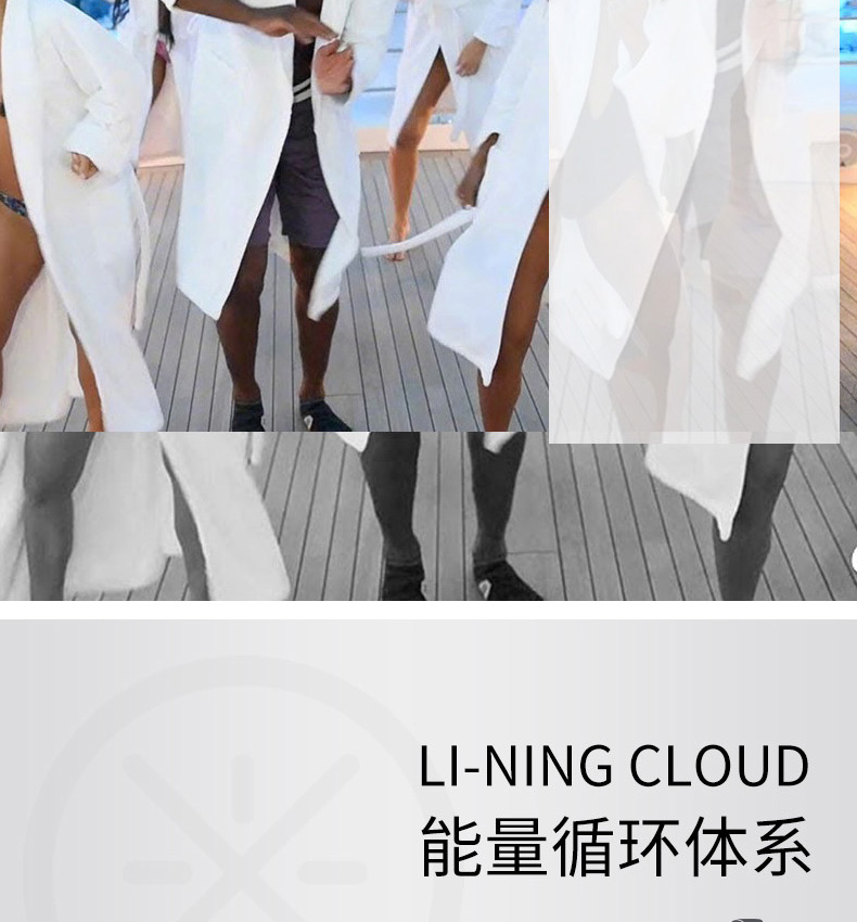 Li Ning dép nam và nữ giày Wade loạt WADE SLIDE Li Ningyun hấp thụ sốc trọng lượng nhẹ vài mùa xuân và mùa thu giày thể thao dép louis vuitton