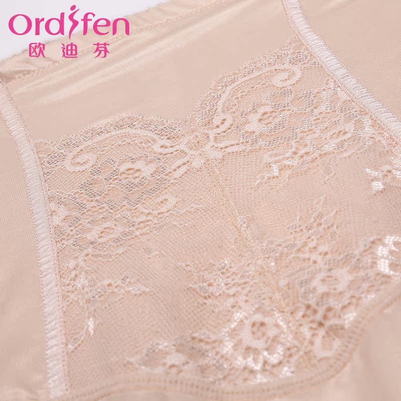 Odiffin ren stitching Lady ren Lifted Hip Pants nhựa Sexy Body cao eo quần XT6106Y.