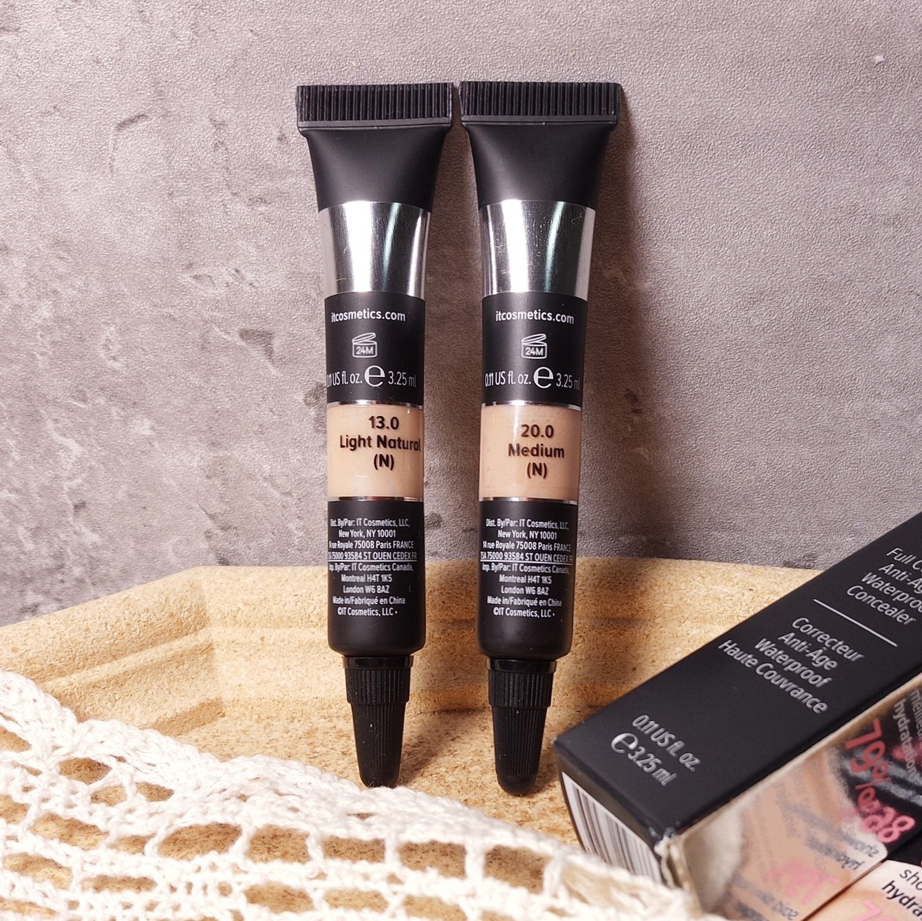 US It Cosmetics eye concealer Bye Bye Under Eye waterproof 3 25ml sample