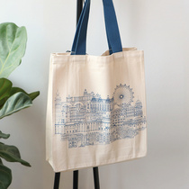 Yifi London Architecture Canvas Bag National Gallery Art Museum Around the British Art Museum