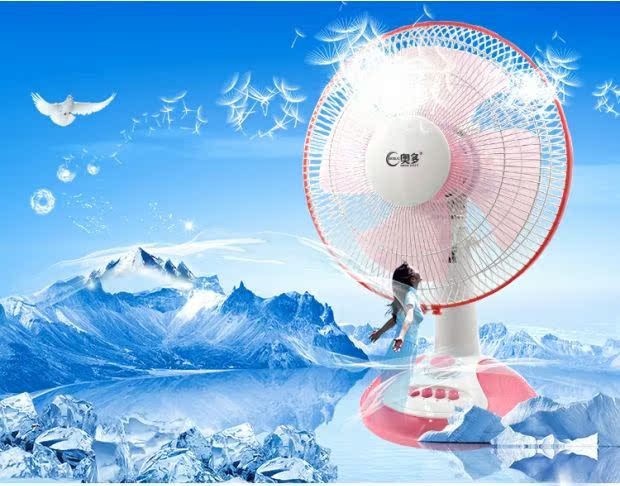 quạt media Quạt điện Otto mới 12 inch máy tính để bàn tại nhà bàn quạt sinh viên ký túc xá nhỏ im lặng lắc đầu quạt thời gian - Quạt điện giá quạt điều hòa sunhouse