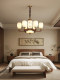 Song Dynasty aesthetics, ancient style chandelier, new Chinese Zen style, bedroom, dining room, living room, hall main light, retro high-end sense lamp
