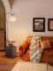 French Mid-Century Style Living Room Floor Lamp Shelf Storage Side Cabinet Integrated Retro Bedroom Bedside Atmosphere Lamps