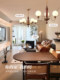 Living Room Chandelier, American Simple Mid-Century Style, Dining Room Hall Main Chandelier, French Retro, South Asian Style Bedroom Lighting Fixtures
