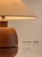 Vintage French-Style Table Lamp for Bedroom and Study, Quiet and Elegant, American Retro Designer Atmosphere, High-End Solid Wood Bedside Lamp
