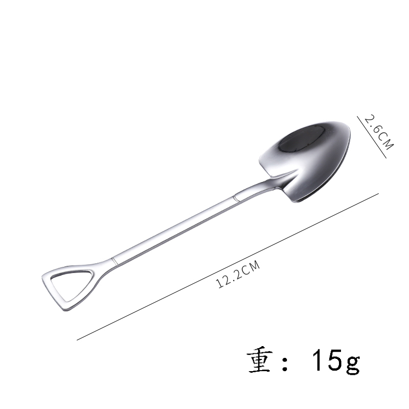 Купить Десертная ложка 304 из нержавеющей стали лопата ложка кофейная ...