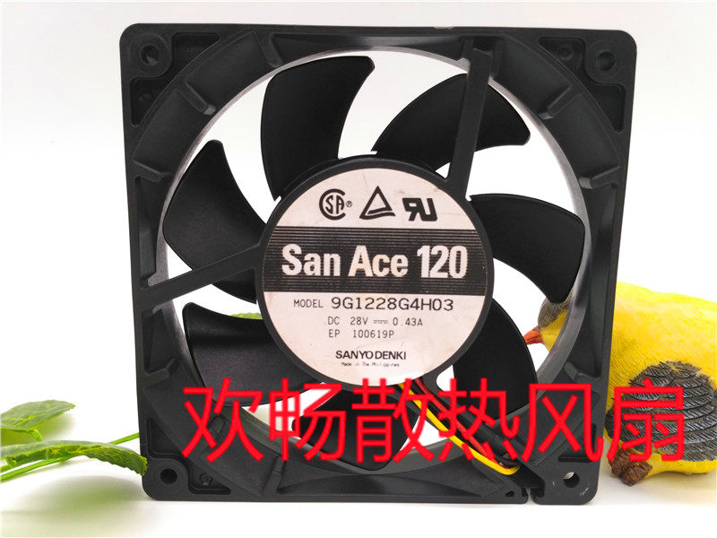 San ace 120 28V 9G1228G4H03 28V 43A 0 12cm 12cm frequency inverter fan