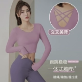 Осенняя спортивная одежда для йоги, лонгслив для тренировок для спортзала, нарукавники, комплект, для бега, большой размер