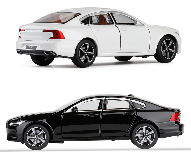JK1 / 32 Volvo S90 mẫu xe giảm xóc 6 cánh hợp kim giảm xóc hợp kim - Chế độ tĩnh mô hình siêu xe