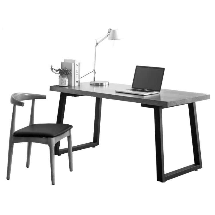 Meien nội thất văn phòng sắt rèn gỗ rắn đơn giản cuộc họp máy tính văn phòng giải trí bàn văn bản chất lượng cao viết