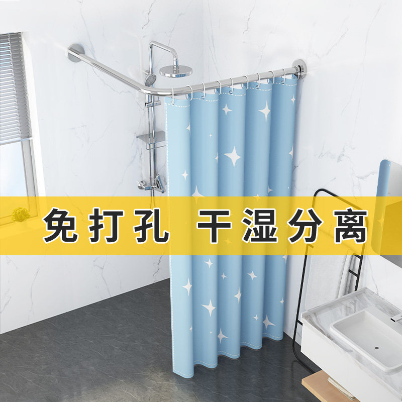 浴室焕新指南:这款浴帘套装,让你的卫生间秒变五星级酒店!?-浴帘-淘宝好物网