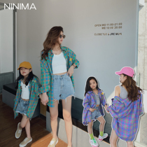 Niney Mom 2021 new oversize street dance style plate lazy loose shirt for boys and girls dressed for sweaters