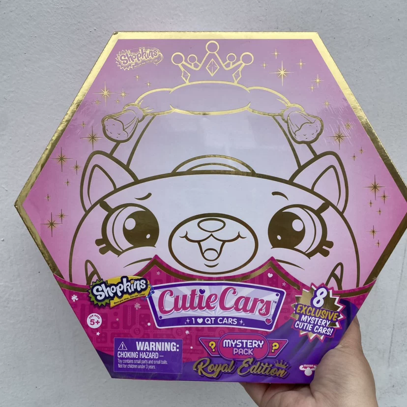 Выход из Shopkins Cutie Cars Shopping Elf Alloy Case Blind Blind Blind Blind Blind Girl Gift