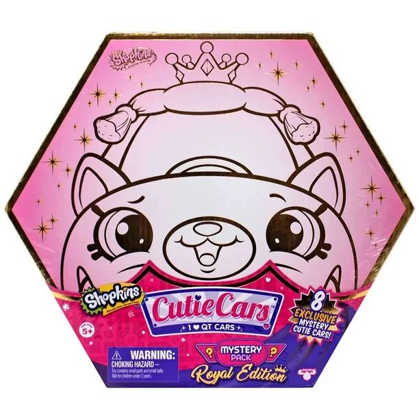 Выход из Shopkins Cutie Cars Shopping Elf Alloy Case Blind Blind Blind Blind Blind Girl Gift