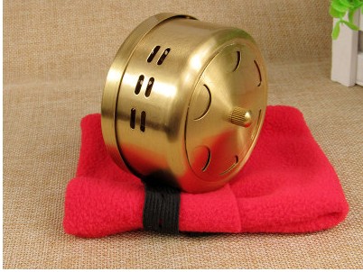 加厚环保不锈钢纯铜随身灸可夹姜片家用艾灸盒器艾柱温灸盒便携式