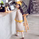 Girls dress autumn and winter foreign style British style suit skirt knitted medium and large children's clothing girl 2022 new