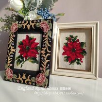 Handmade velvet embroidery small embroidery foreign trade inventory car processing picture can be DIY bag handbag