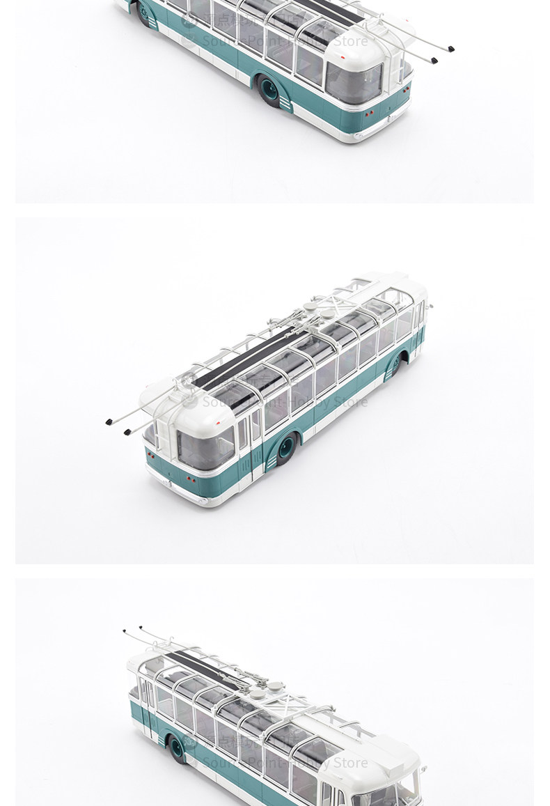 Модель машины 俄罗斯公交车模型1/43无轨电车