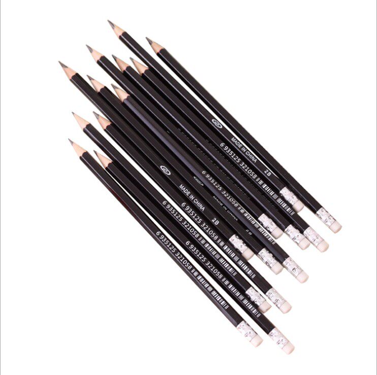 Children's writing pencil Advanced writing 2B lead-free poisonous pencil Student examination pen wholesale School supplies - Taobao