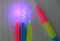 Three-color invisible marker UV display highlighter invisible writing pen colorless uv pen cryptic pen steanoseki pen