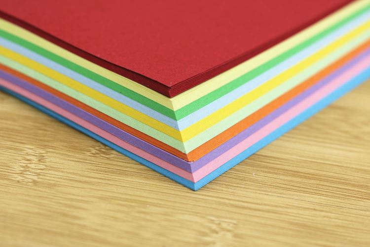 Trang trí giấy bìa cứng màu đen và trắng origami dày giấy thủ công giấy trẻ em Chất liệu cắt giấy gấp giấy màu giấy tự làm giấy màu - Giấy văn phòng