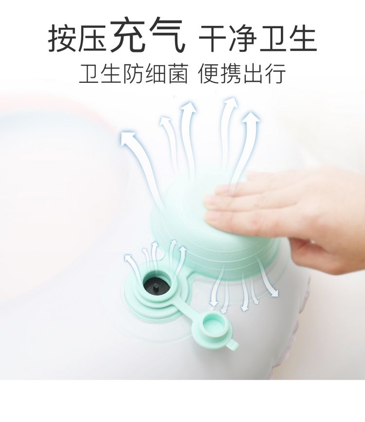 Hot net nổi tiếng báo chí bơm hơi vòng bơi phao cứu sinh người lớn vòng đệm dày dặn người lớn và trẻ em phao bơi nách phao bơi - Cao su nổi