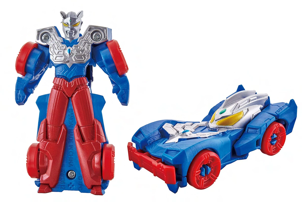Bandai, Ultra, японский Ultraman Tiga, монстр, трансформер, игрушечная машина