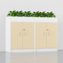 Office cabinet Short cabinet Wooden Partition Flower Tank Staff Information Cabinet file cabinet Office cabinet locker