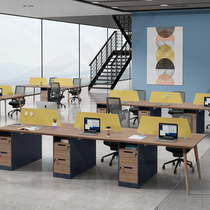 Shenzhen Industrial Wind Staff Desk Furniture station Employee Finance Office Table and chairs Portfolio Brief About 4 6 People
