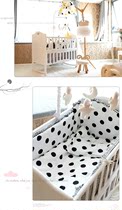 Crib physical display new small talent crib solid wood bed to send cradle baby multi-function splicing large