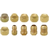 Воздушная кондиционированная медная трубка блокировки блокировки шляпы блокирующие шляпу бронзовую шляпу шляпу крышка внутренней резьбы Сукрасная головка 2/3/5/5/6 минут