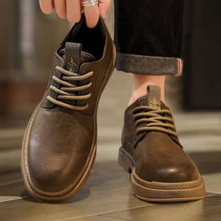 Martin Boots Men's Low-Top 2026 New Model Martin Shoes Men's Casual Leather Shoes British Workwear Men's Shoes Spring