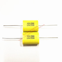 CBB80 CBB80 124J2000V high frequency capacitive axial capacitor audio capacitor 124J2KV