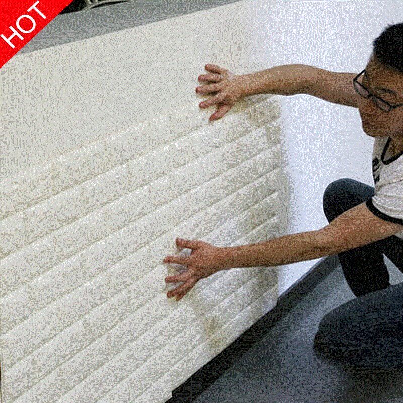 Anti-Crash Foam Wall Patch Soft Bag Nursery School Decoration Material Solid Sponge Wall Panel Wall Dress Self-Adhesive Moisture Proof