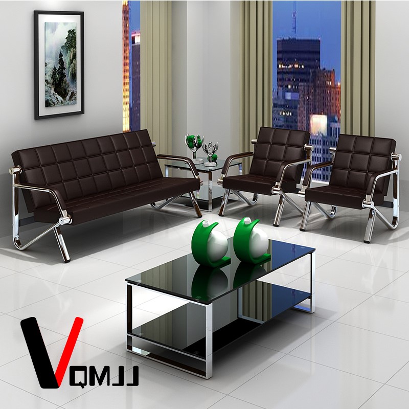 Nội thất văn phòng SDBB ​​sofa văn phòng sofa văn phòng tiếp tân kinh doanh đơn giản sofa parlor ba - Nội thất văn phòng