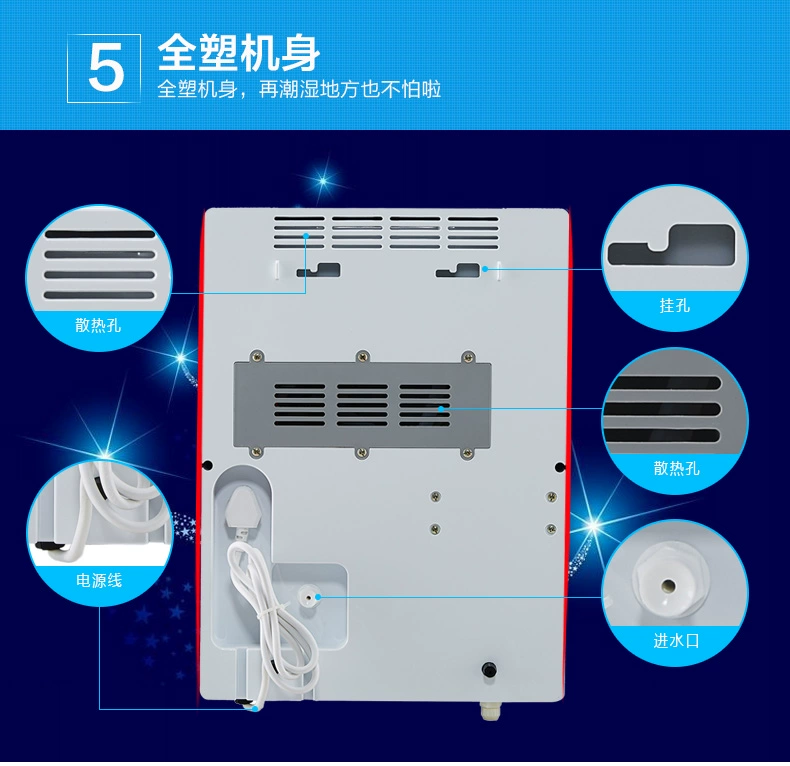 Sóng gỗ ốp tường ống nước nhà bếp GXB-1 uống trực tiếp với máy lọc nước tinh khiết - Nước quả