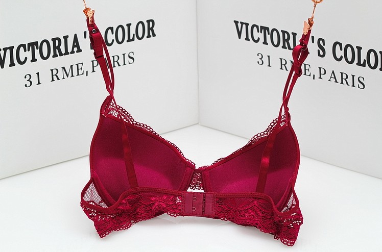 Sexy cám dỗ liền mạch ren sâu V bra ngực nhỏ phần dày tập hợp phụ nữ điều chỉnh đồ lót áo ngực triumph đồ lót