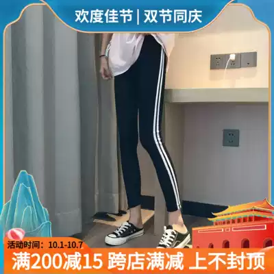 Pants women 2019 new light leg artifact inner pants wear thin slim feet ankle-length pants casual sweatpants