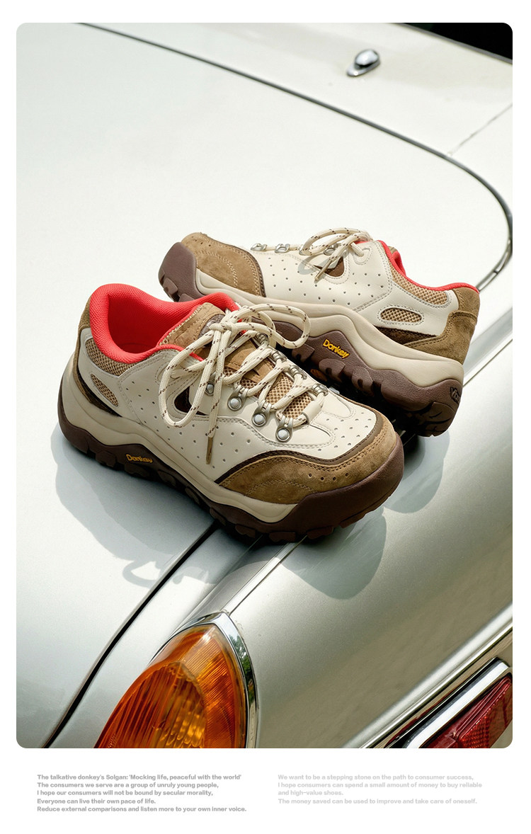Mule Donkey Chunky Lace-Up Trail Sneaker