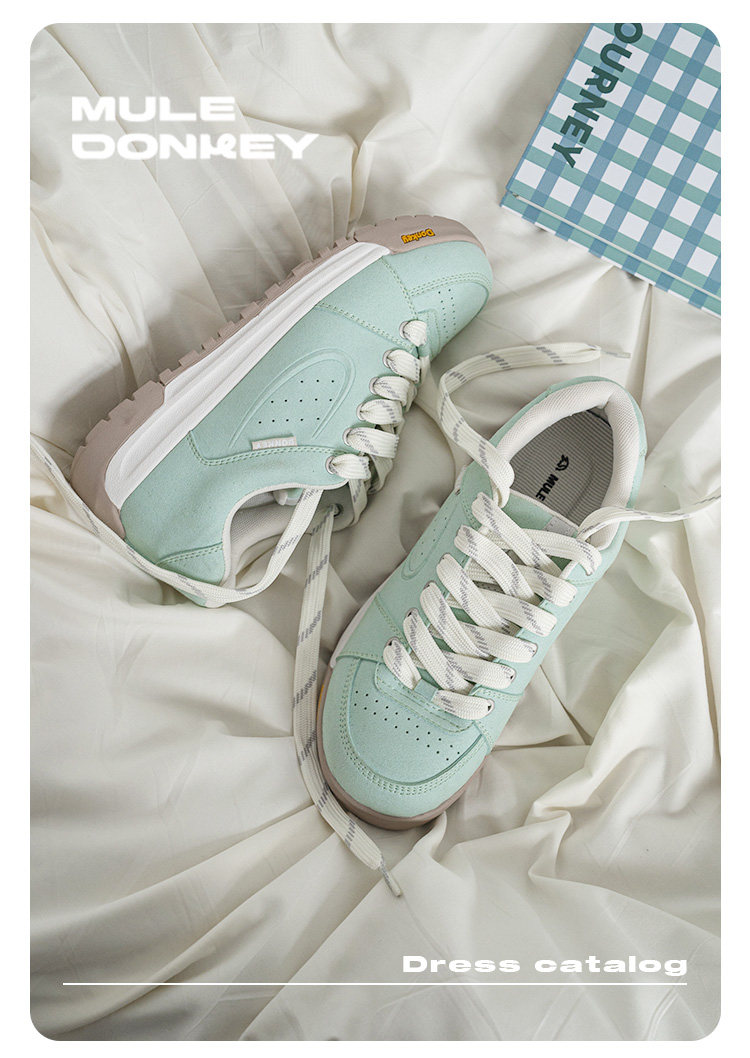 Mule Donkey Suede Platform Chunky Sneaker