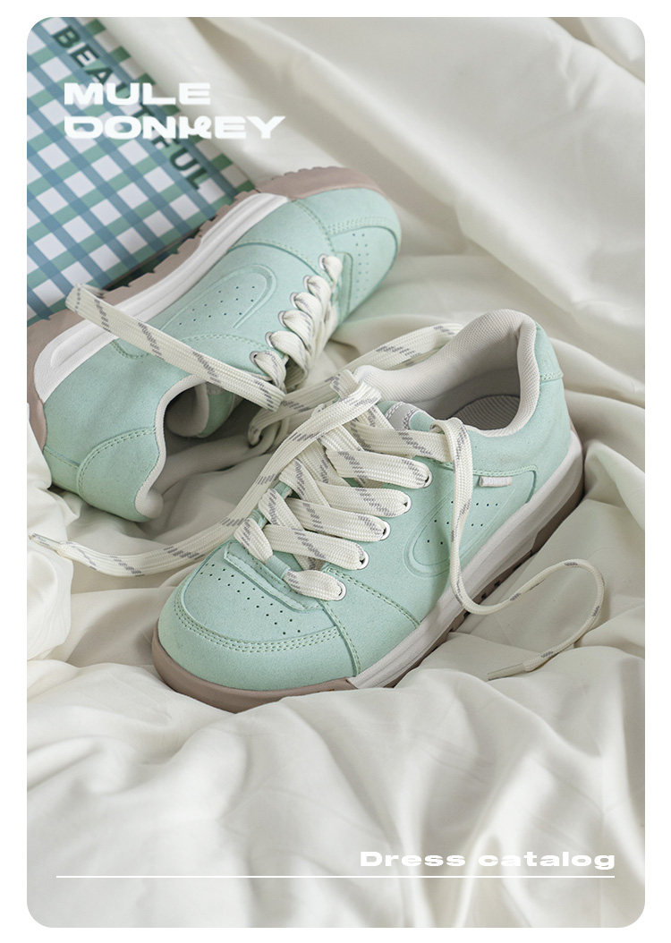 Mule Donkey Suede Platform Chunky Sneaker