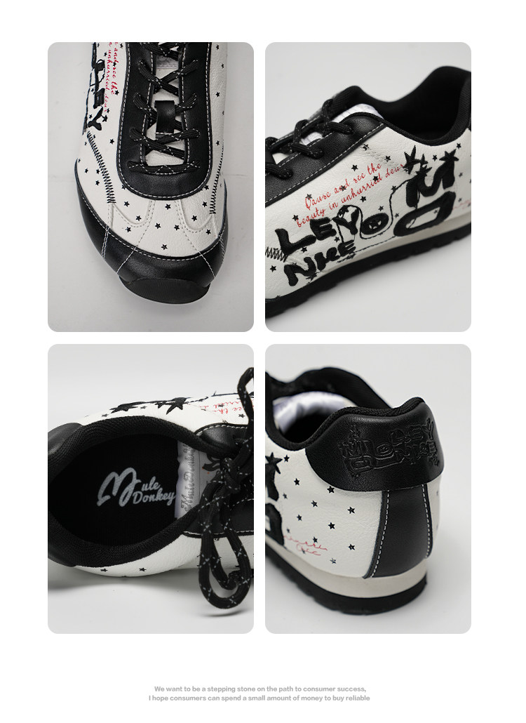 Mule Donkey Canvas Color-Block Chunky Trainer