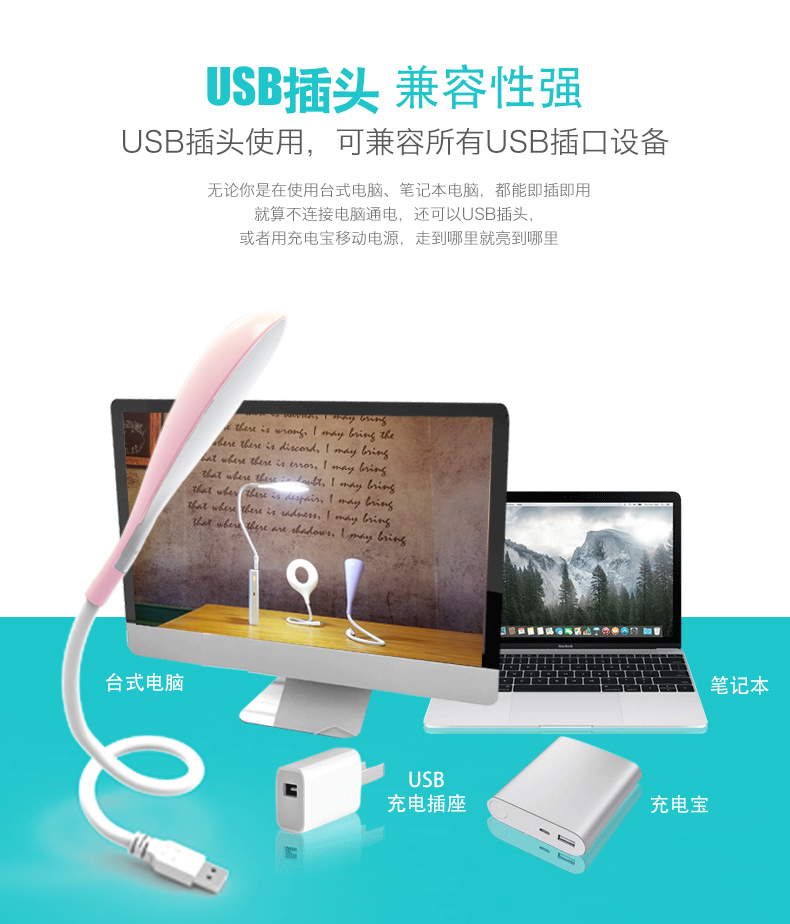 荣度 便携式台灯 图1