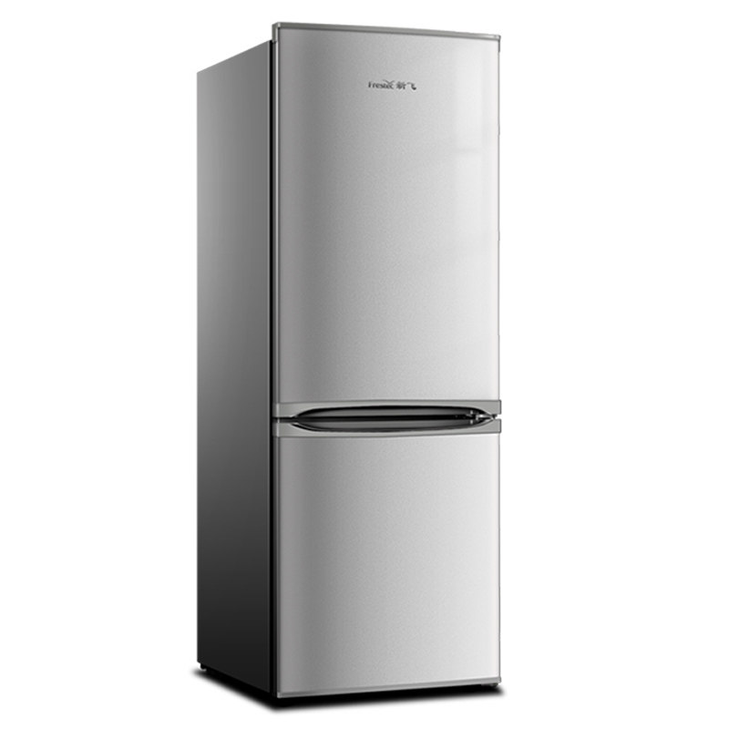 Frestec Xinfei BCD-160K2AT small two door 160L straight cold refrigerator (titanium silver)