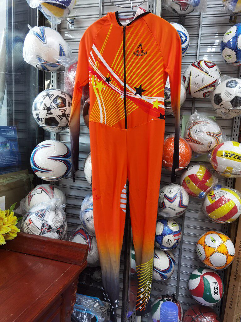 Road speed skating high elastic jumpsuit