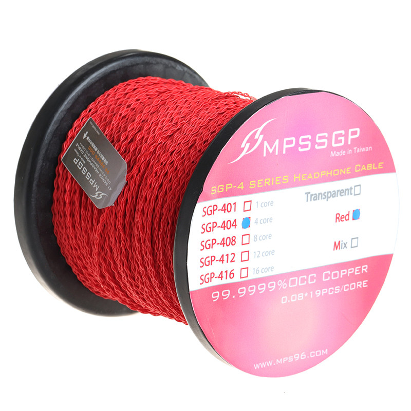 Taiwan MPS original SGP-404 408 single crystal copper in-ear earplugs DIY headphone repair line special clearance