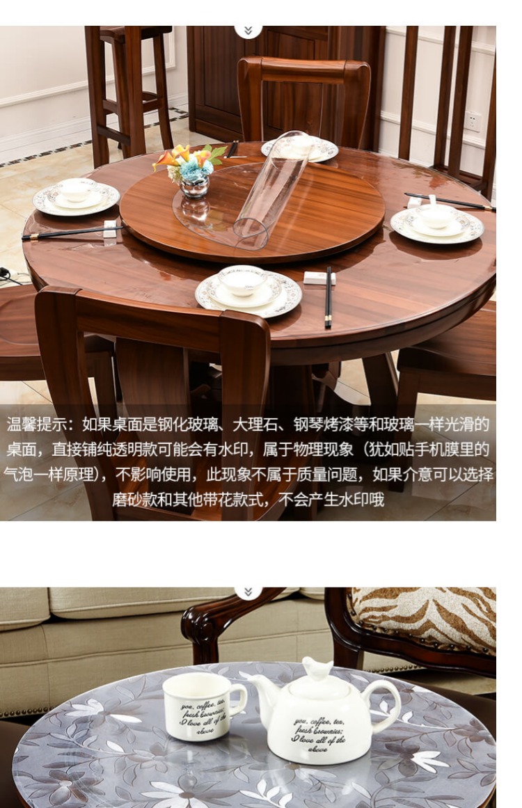 Mềm miếng đệm nhựa thủy tinh cách nhiệt bàn ăn pvc tấm chống thấm nước vải pha lê châu Âu dầu nóng dùng một lần - Khăn trải bàn khăn trải bàn đen