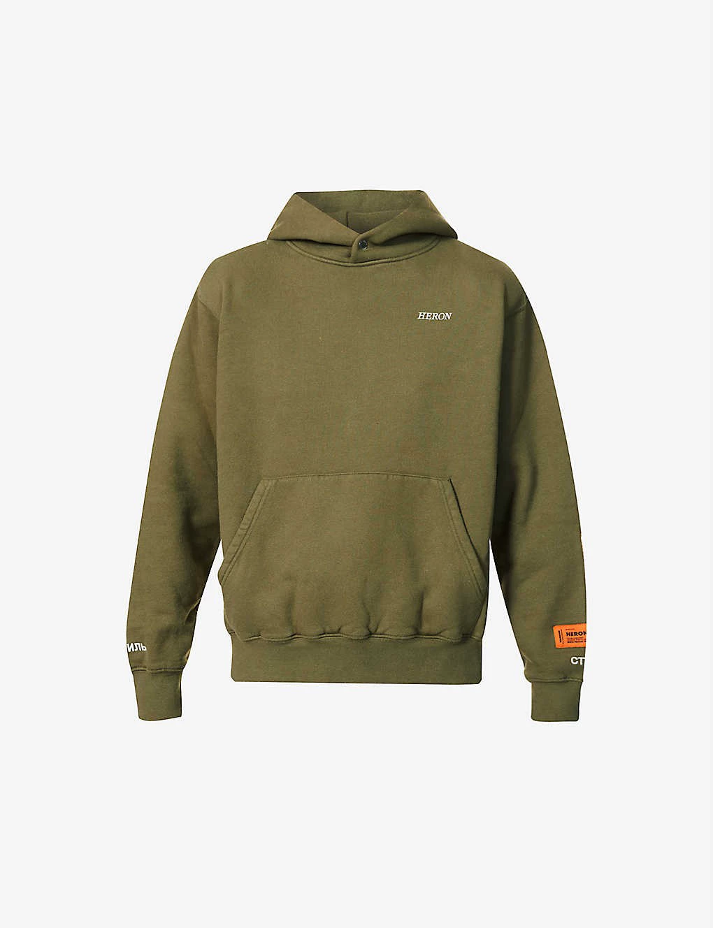 Mua chính hãng HERON PRESTON áo len thêu logo cotton jersey hoodie nữ - Thể thao lông cừu / jumper