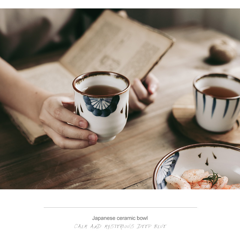 Tao soft vintage single Japanese hand - made ceramic cups tea cup of creative household contracted tea cups, sample tea cup